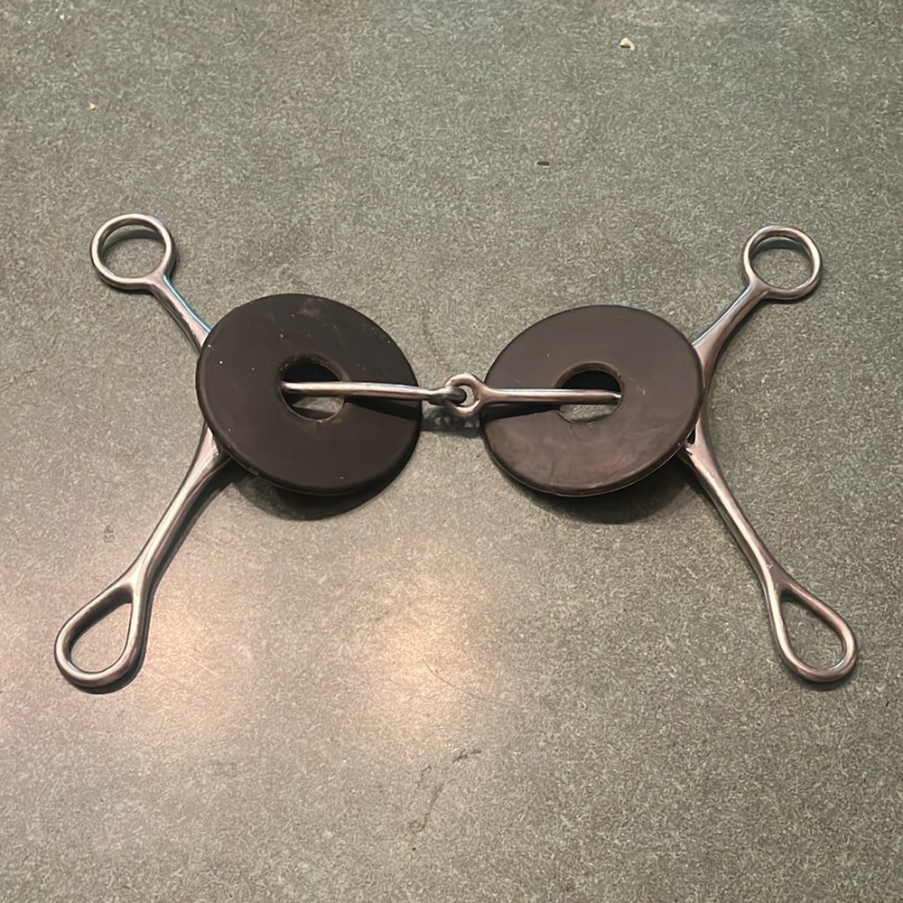 Professional Choice Brittany Pozzi 8” shank snaffle gag bit #BPB-130